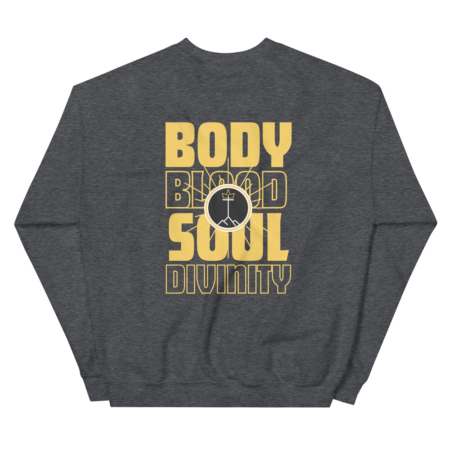 Body, Blood, Soul, Divinity, Unisex Sweatshirt