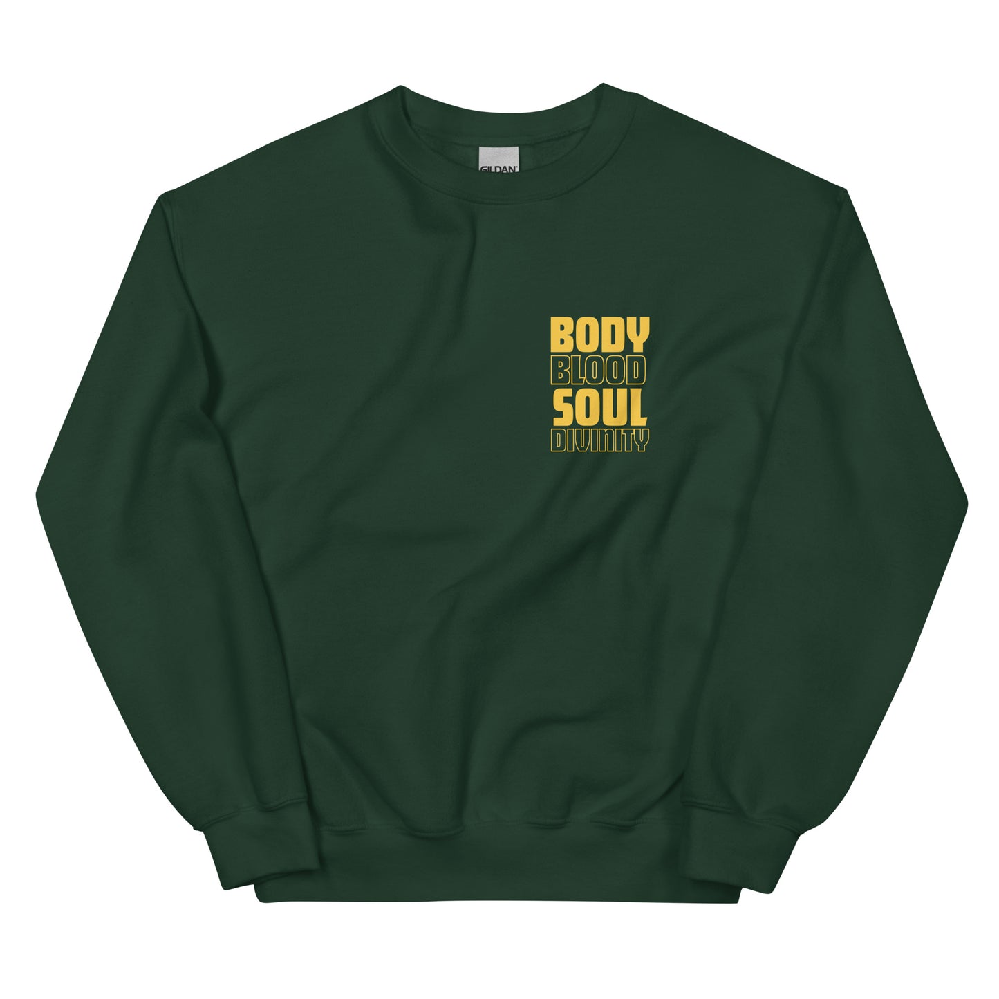 Body, Blood, Soul, Divinity, Unisex Sweatshirt