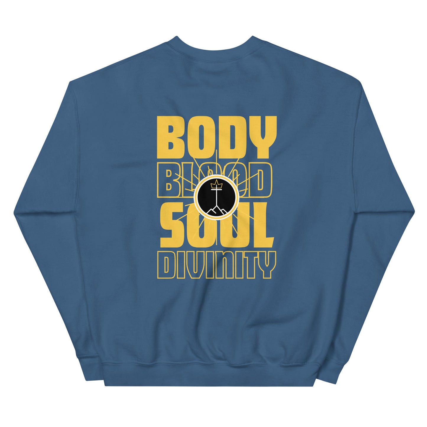 Body, Blood, Soul, Divinity, Unisex Sweatshirt