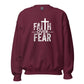 Faith Over Fear: Cozy and Comfortable Premium Sweatshirt  (Unisex)