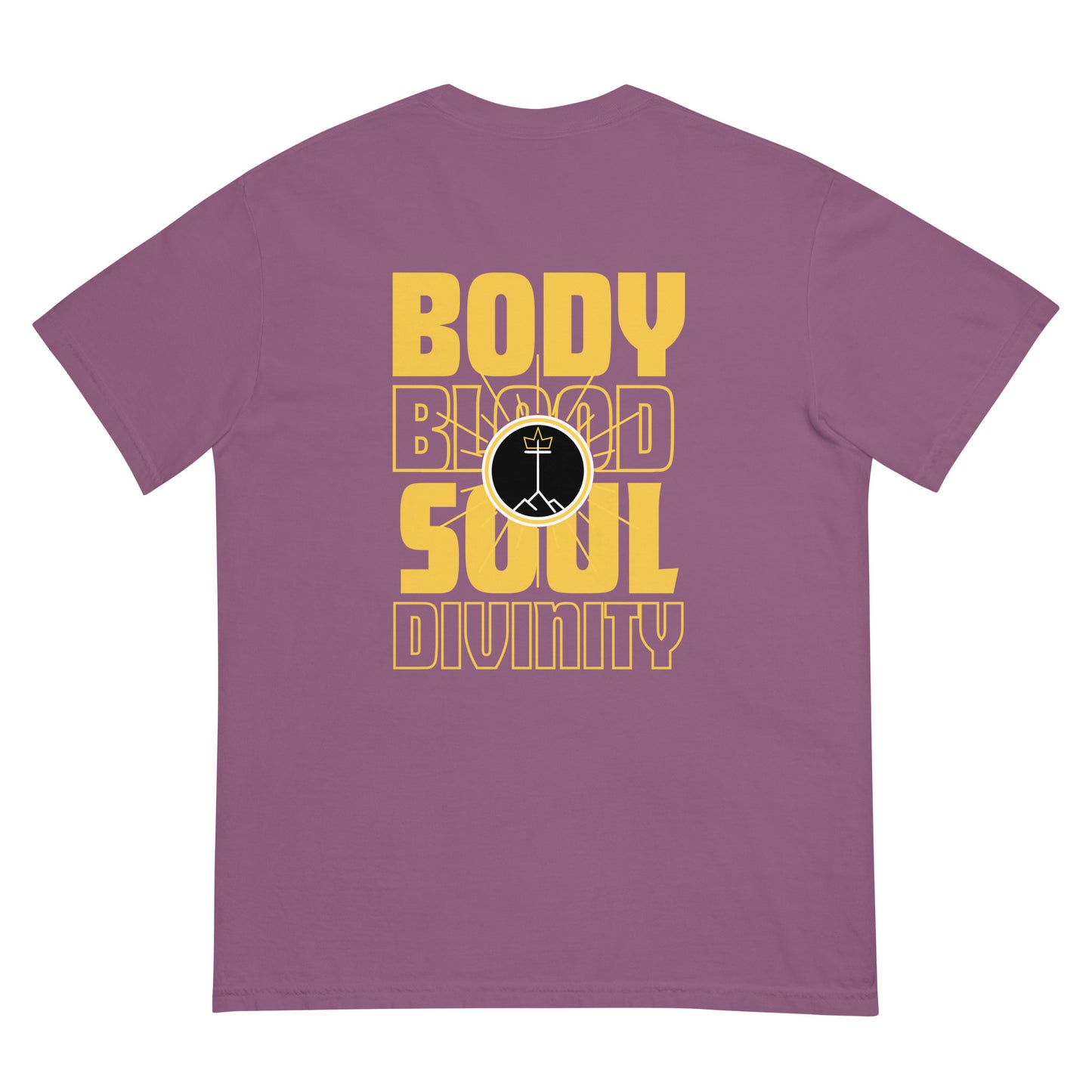 Body - Blood - Soul - Divinity - Unisex garment-dyed heavyweight t-shirt