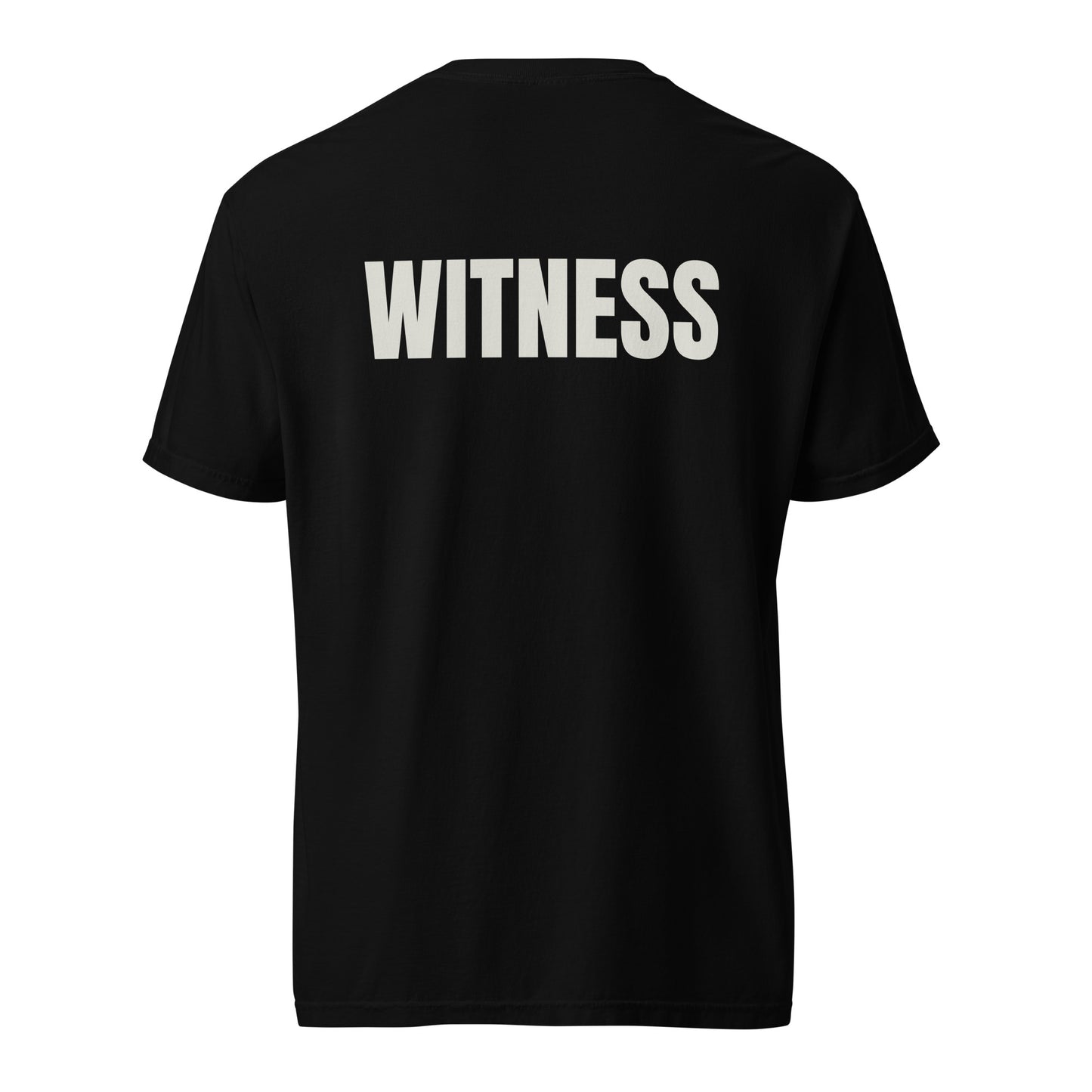 WITNESS - Unisex garment-dyed heavyweight t-shirt
