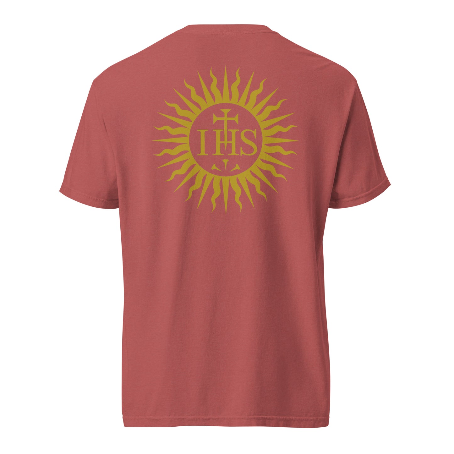 IHS - Jesus - Unisex garment-dyed heavyweight t-shirt