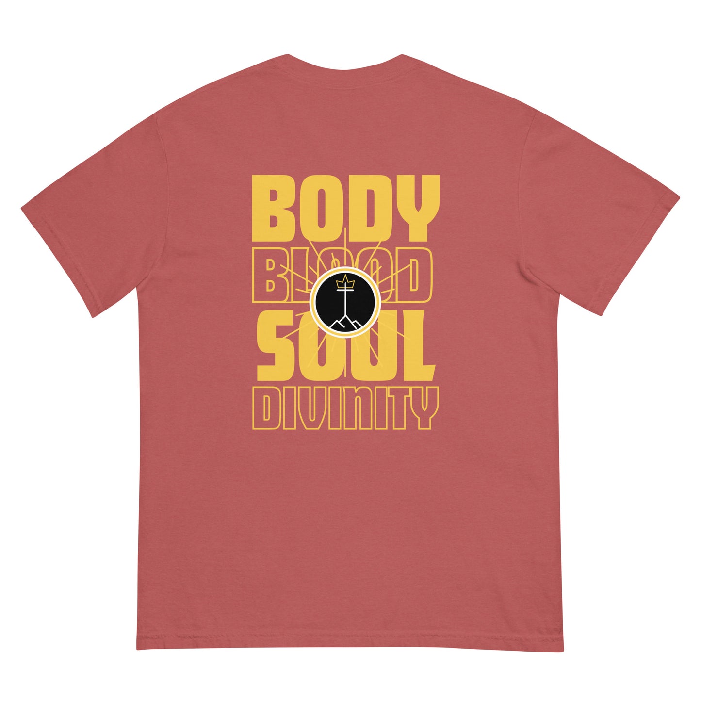 Body - Blood - Soul - Divinity - Unisex garment-dyed heavyweight t-shirt