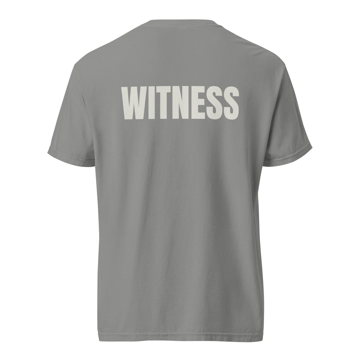 WITNESS - Unisex garment-dyed heavyweight t-shirt