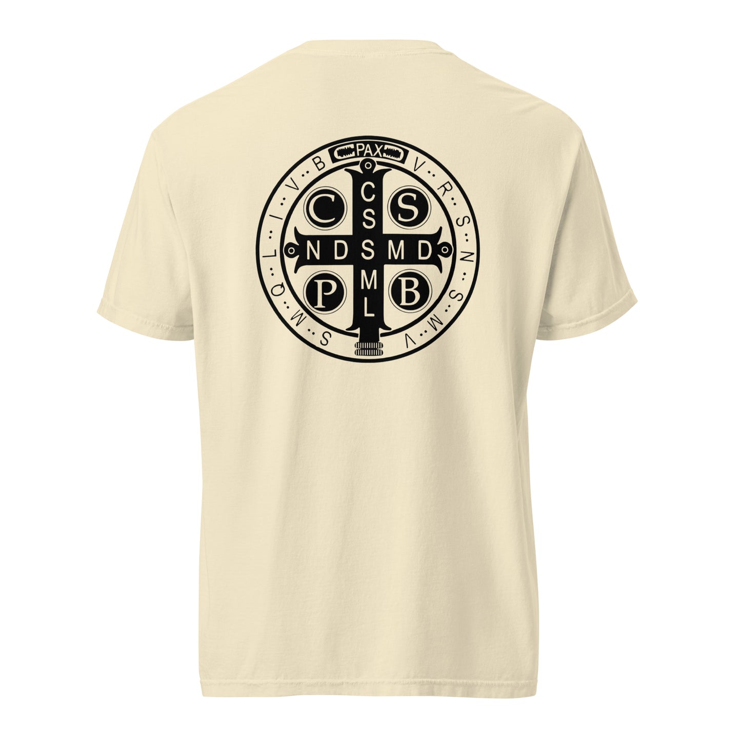 Benedictine Cross - Unisex garment-dyed heavyweight t-shirt