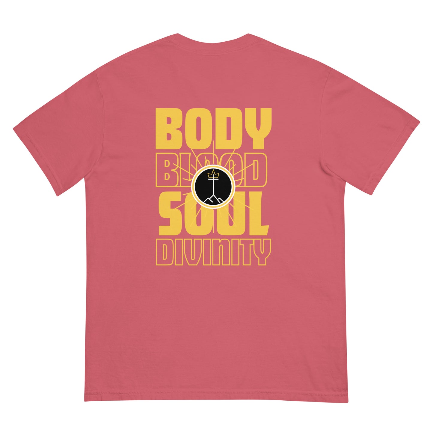 Body - Blood - Soul - Divinity - Unisex garment-dyed heavyweight t-shirt