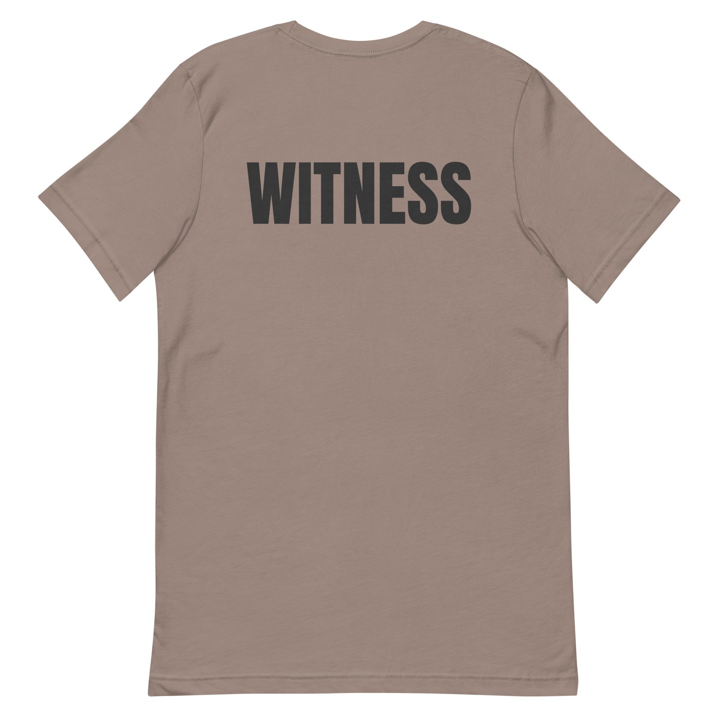 WITNESS - Unisex t-shirt -  TAN/BROWN