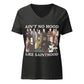 Ain't No Hood Like SainthoodWomen’s relaxed v-neck t-shirt