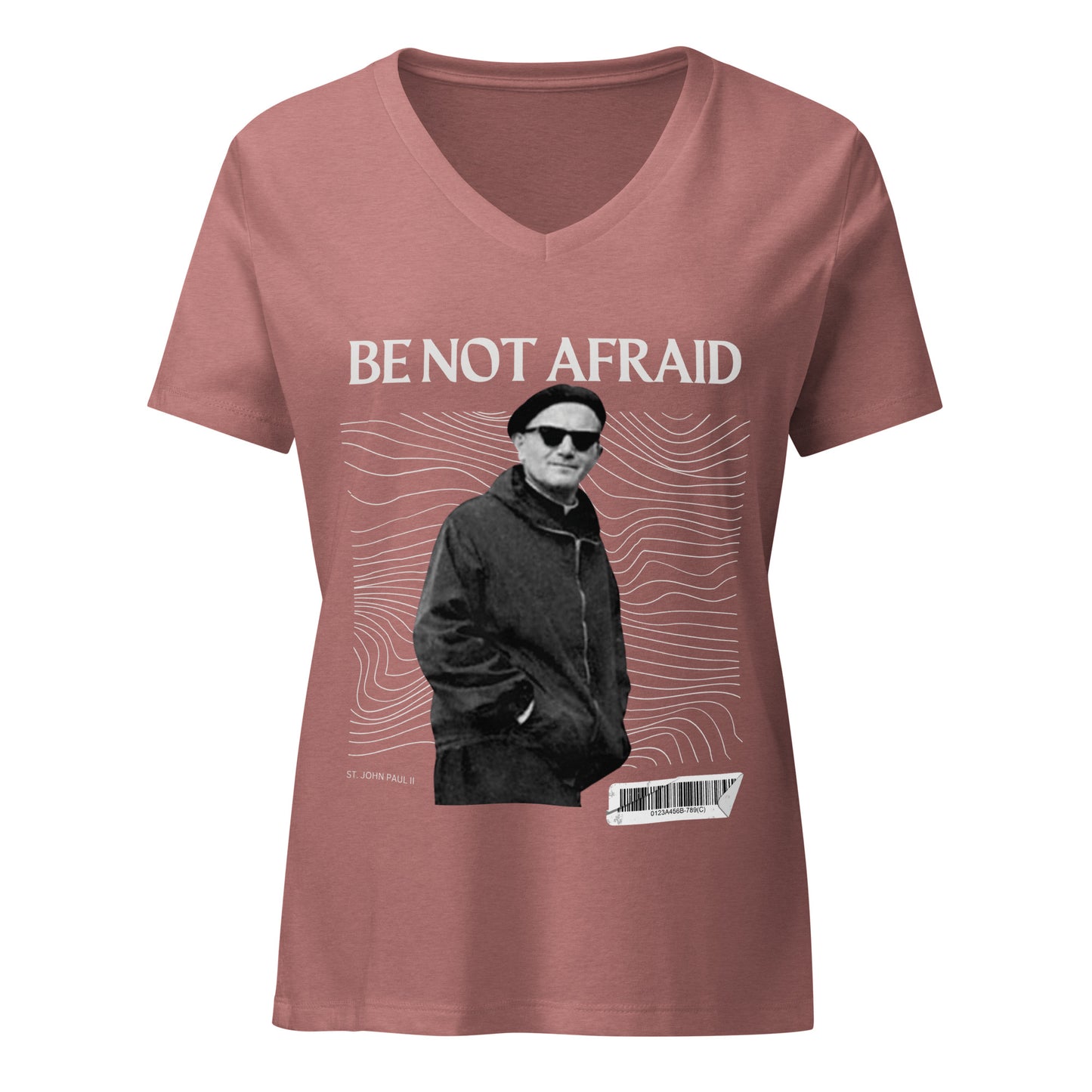 JP II - Do Not Be Afraid - Women’s relaxed v-neck t-shirt