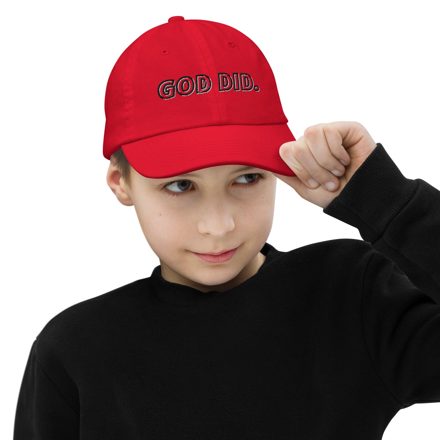 God DID - Youth baseball cap