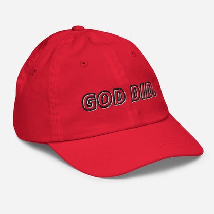 God DID - Youth baseball cap