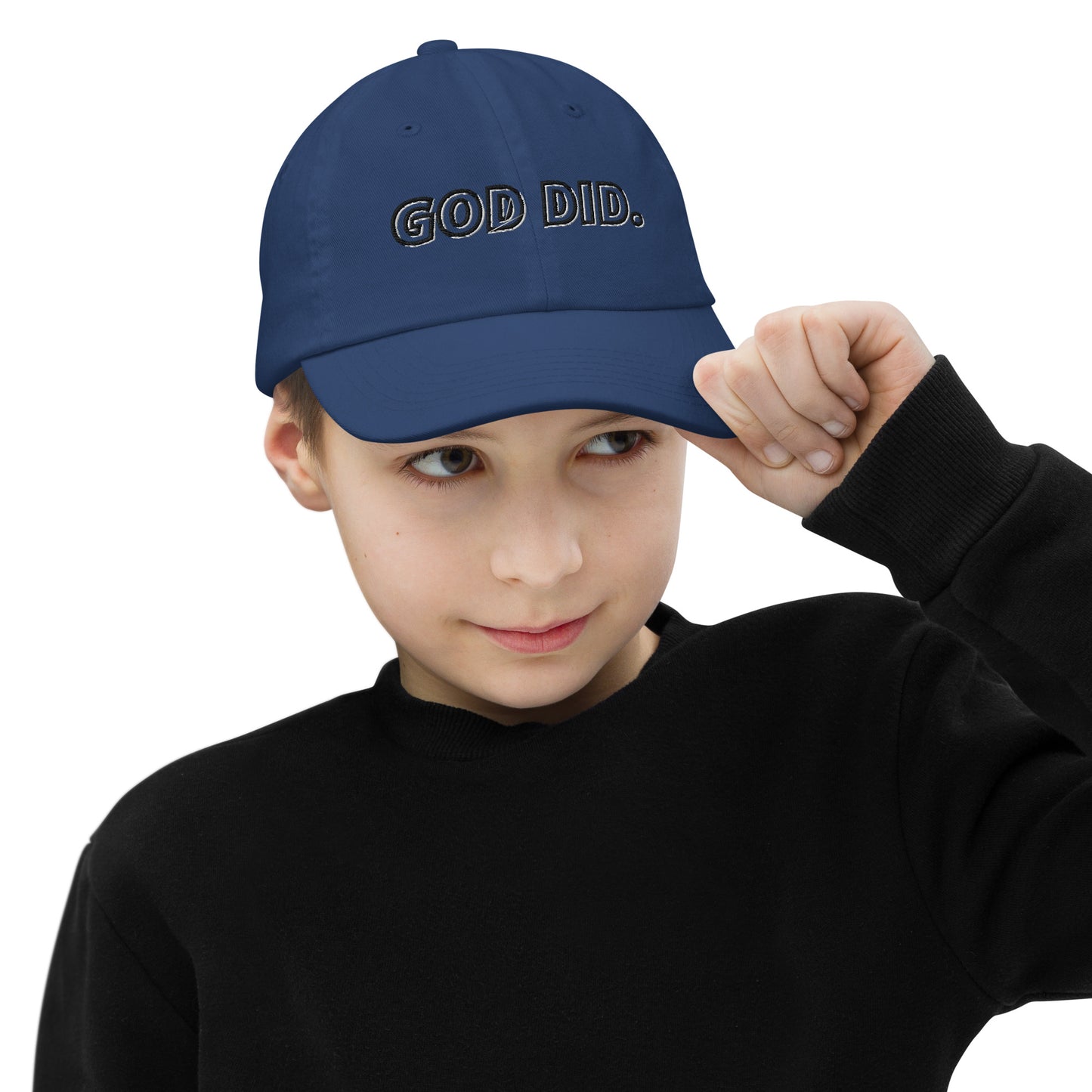 God DID - Youth baseball cap