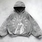Hooded Printed Hip Hop Y2G Streetwear Sweatshirt