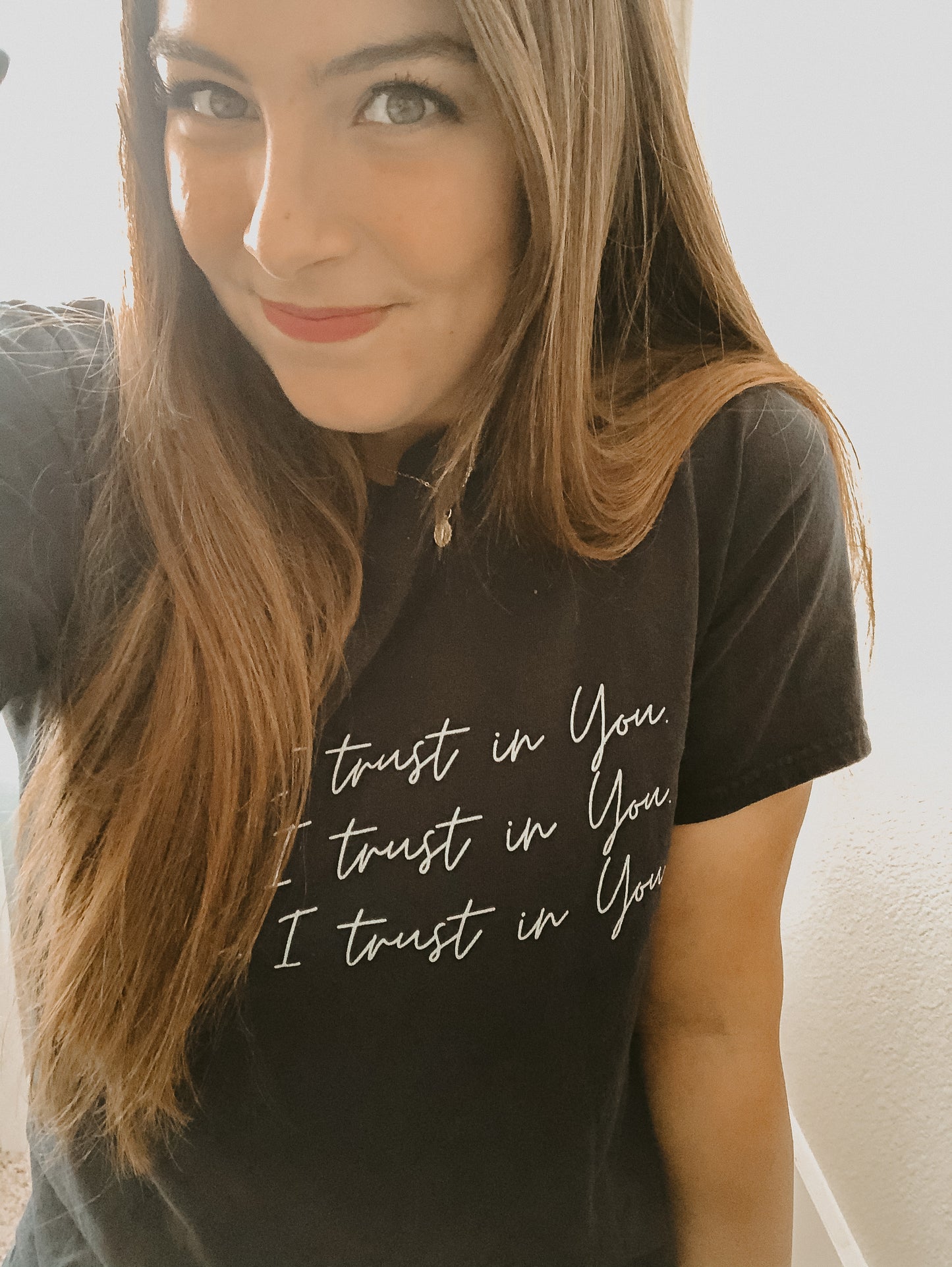 Unwavering Faith: 'Jesus I Trust in You' T-Shirt for Devout Believers (Unisex)