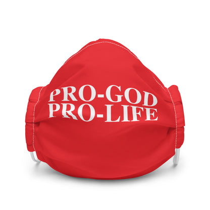 Pro-God Pro-Life - Premium face mask