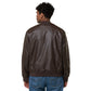 All My Hope is In Jesus - Leather Bomber Jacket
