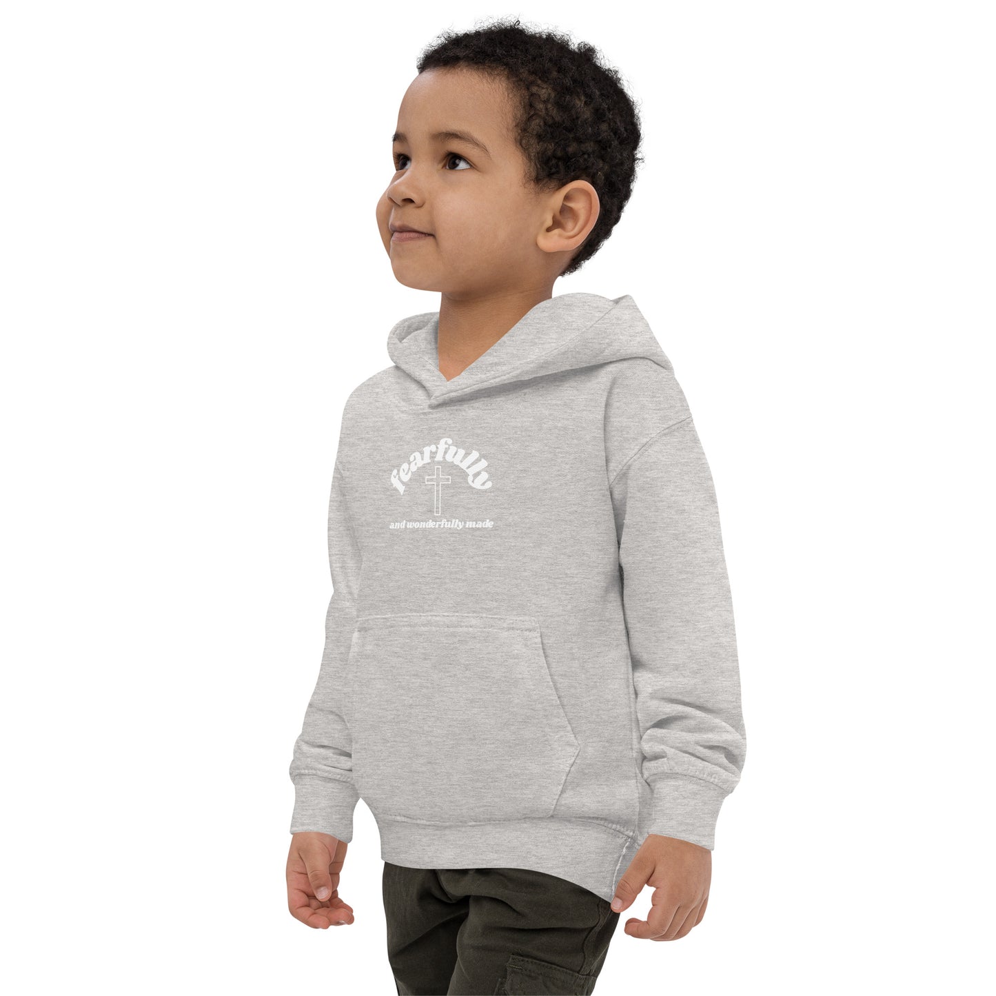 Fearfully and Wonderfully - WHT - Kids Hoodie