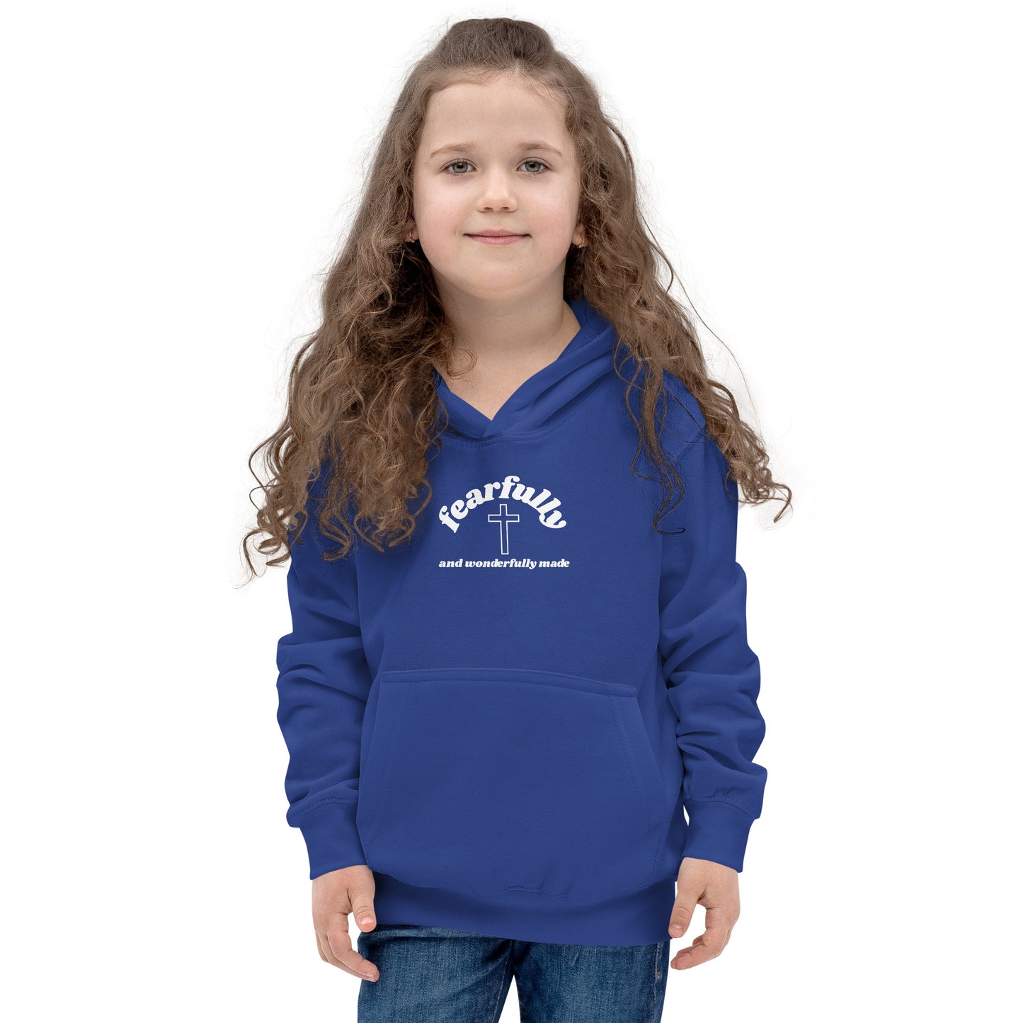 Fearfully and Wonderfully - WHT - Kids Hoodie