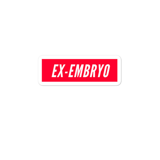 Ex-Embryo Bubble-free stickers