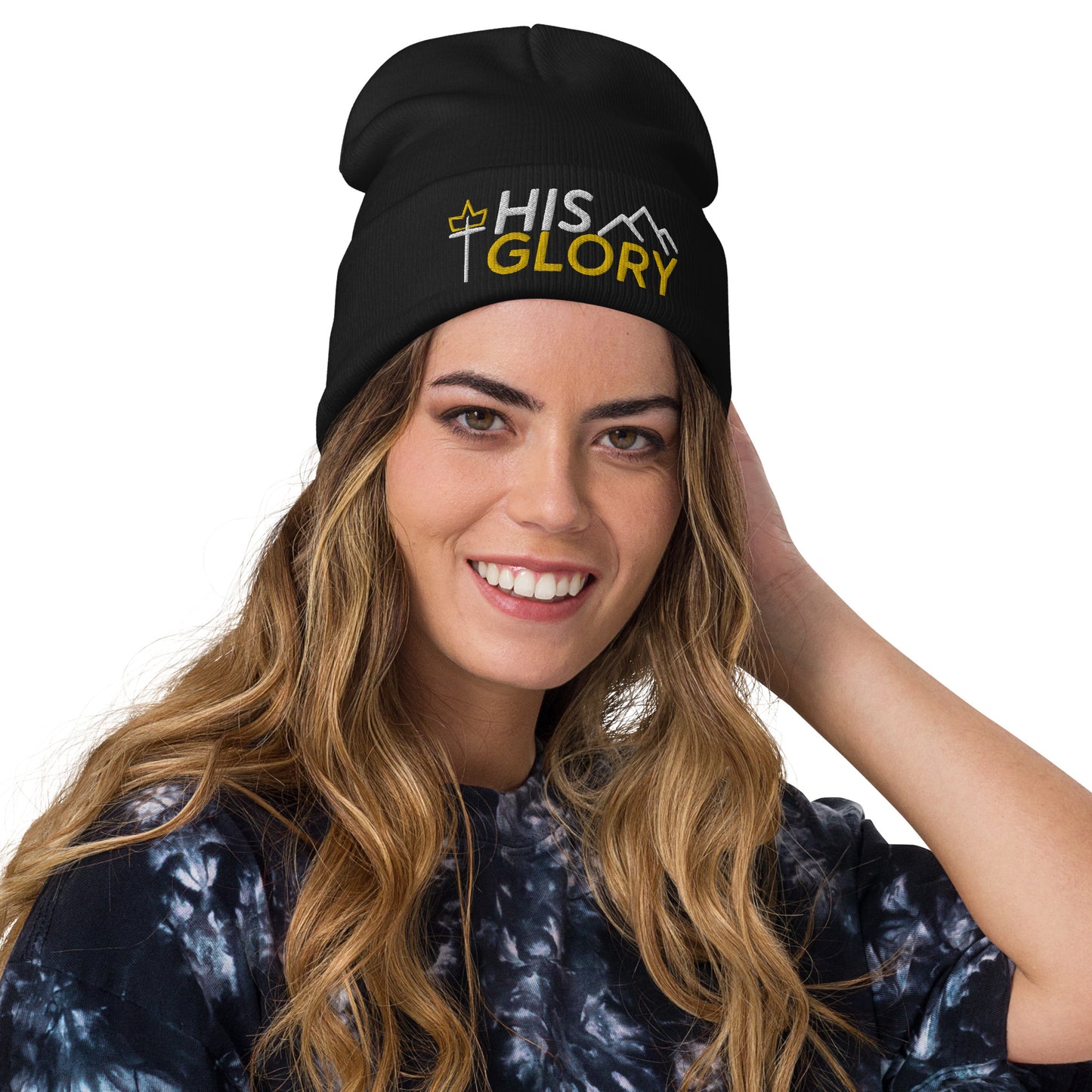 His Glory 3.0 - NEW - Embroidered Beanie