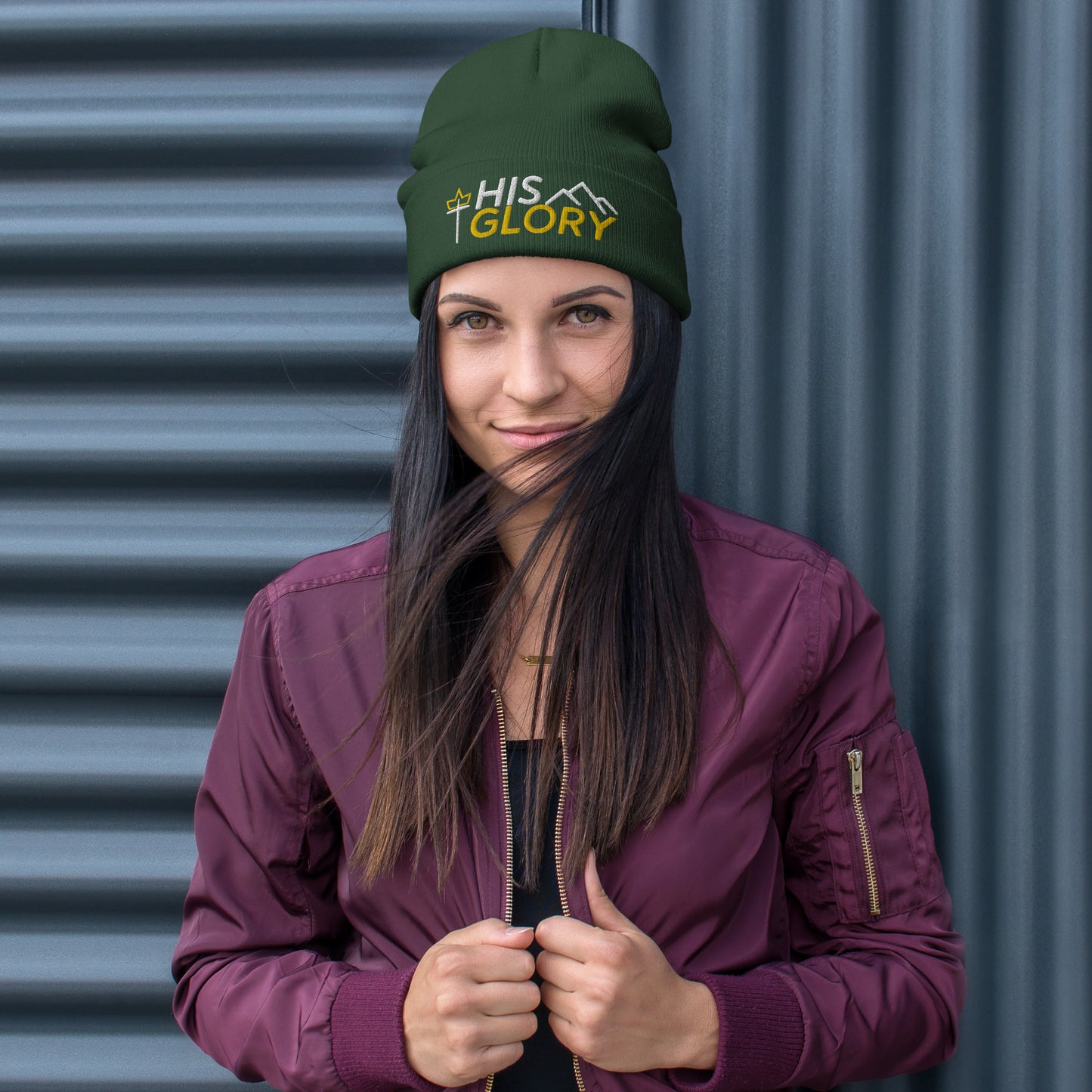His Glory 3.0 - NEW - Embroidered Beanie
