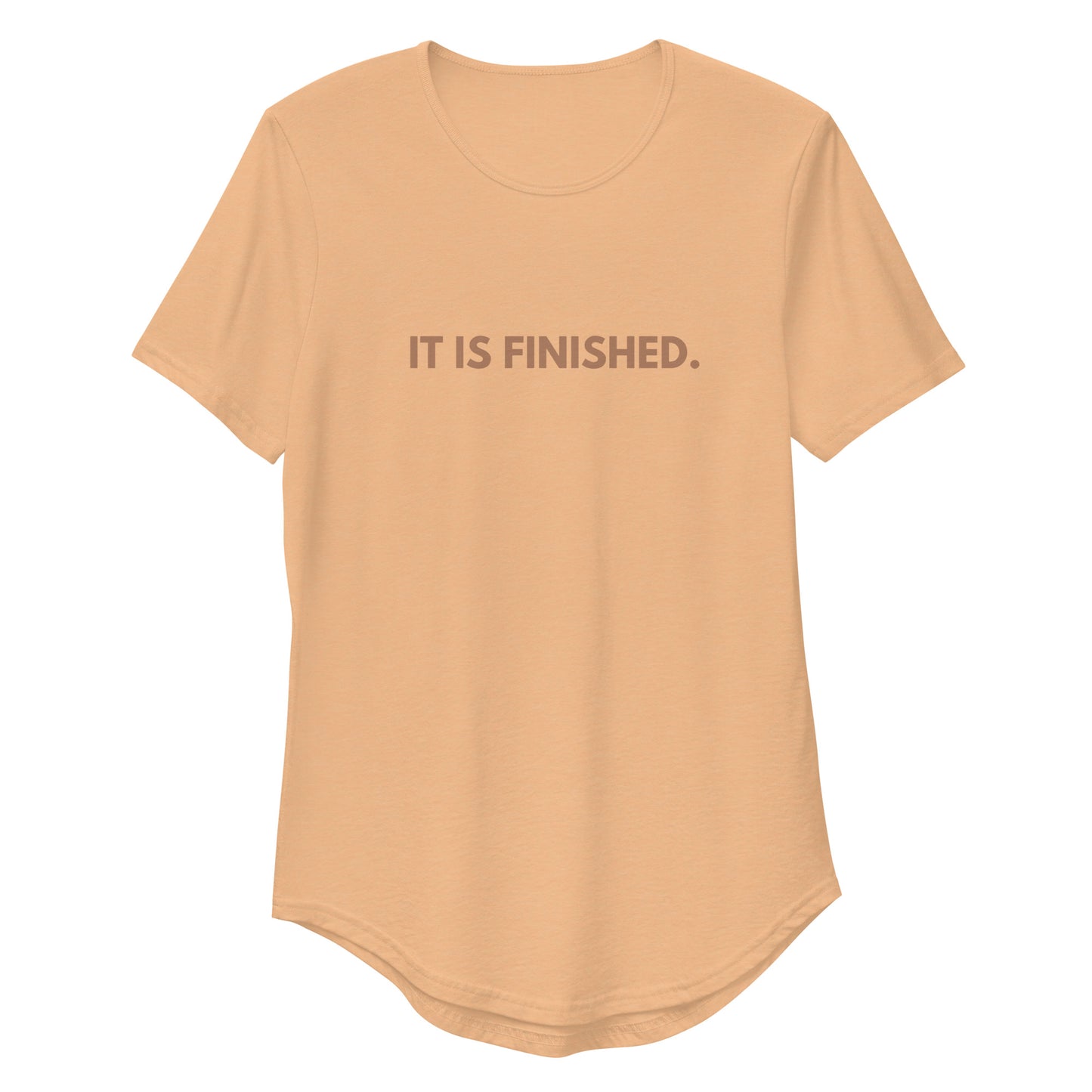 It is Finished - Good Friday - Men's Curved Hem T-Shirt