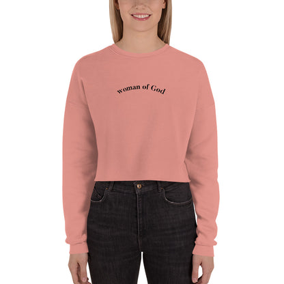woman of God - Crop Sweatshirt