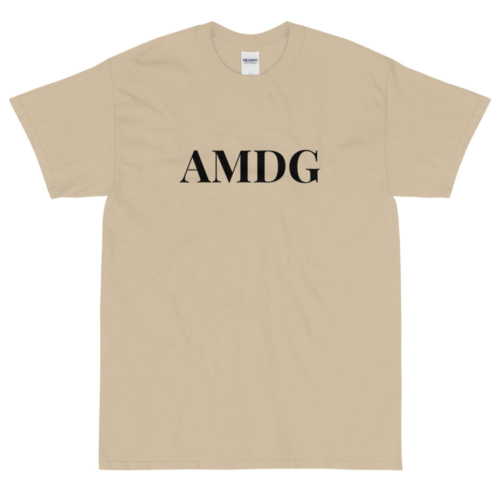 AMDG - Short Sleeve T-Shirt - BLK