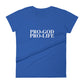 PRO-GOD PRO-LIFE - Women's short sleeve t-shirt