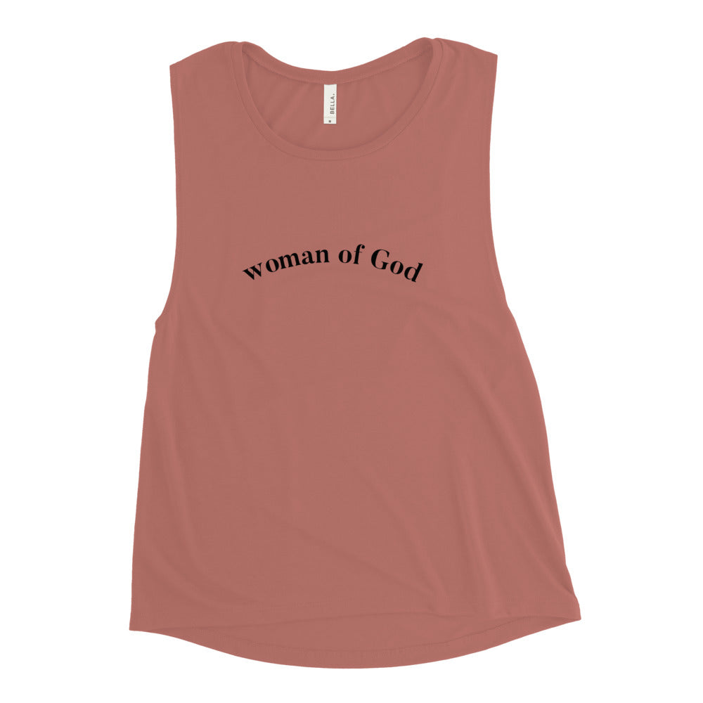 woman of God - Ladies’ Muscle Tank