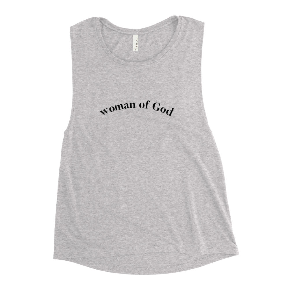 woman of God - Ladies’ Muscle Tank