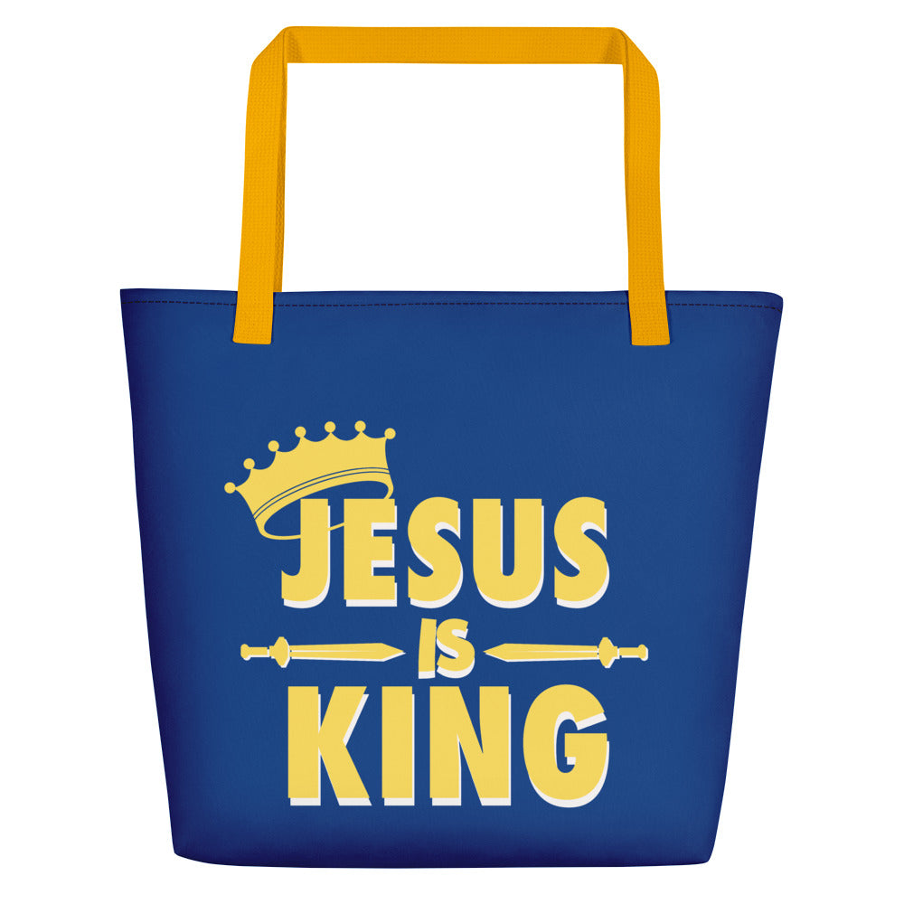Jesus is KING - Beach Bag