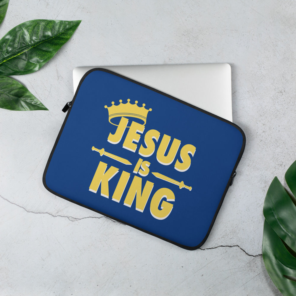 Jesus is KING - Laptop Sleeve