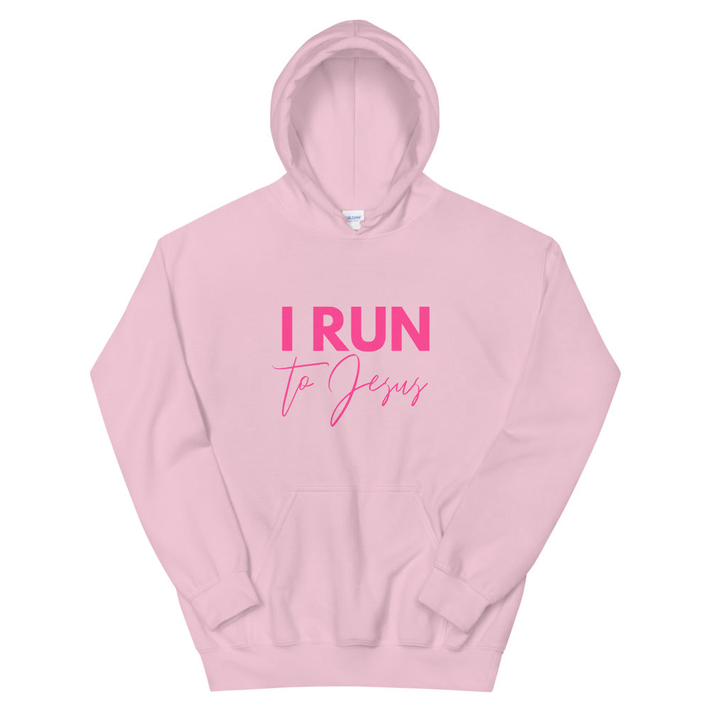 I Run to Jesus - Woman's Hoodie