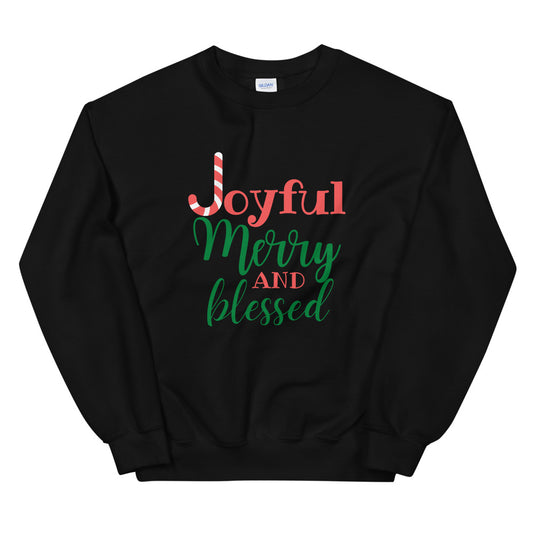 Joyful Merry & Blessed - Unisex Sweatshirt