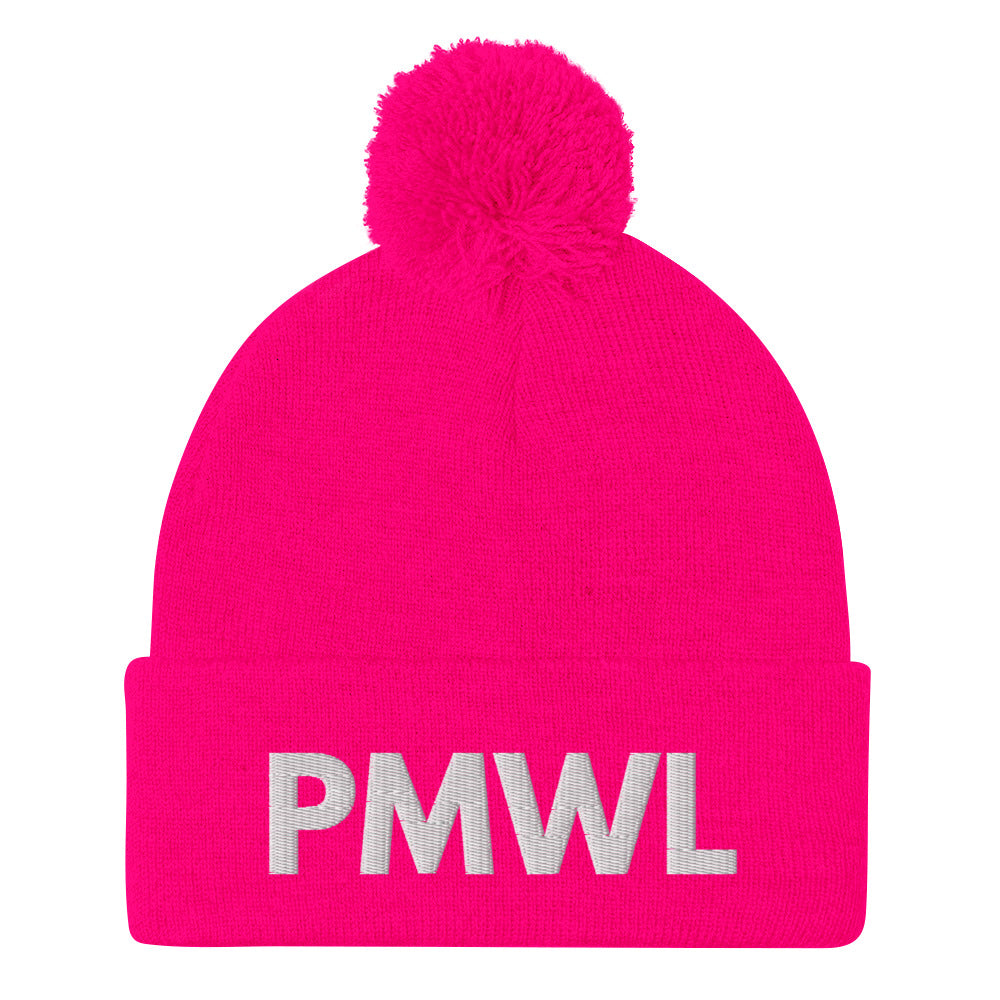 Pray More Worry Less - PMWL - Pom-Pom Beanie