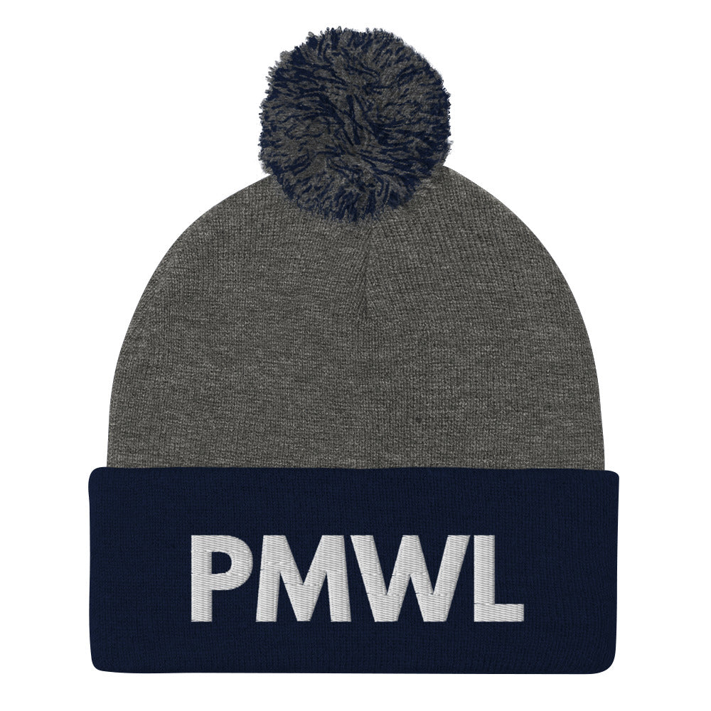 Pray More Worry Less - PMWL - Pom-Pom Beanie