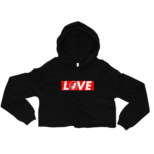 Love Babies - Crop Hoodie