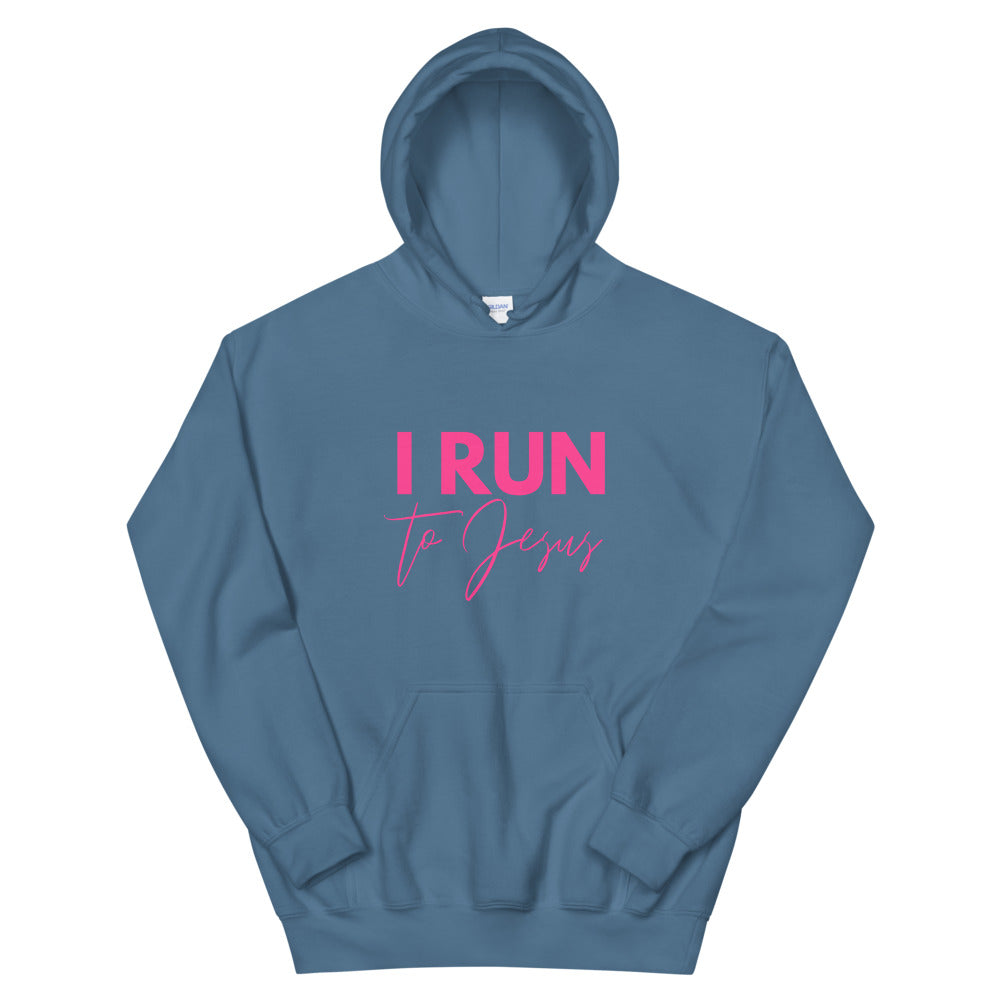 I Run to Jesus - Woman's Hoodie