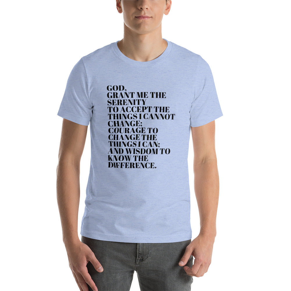 Serenity Prayer - Short-Sleeve Unisex T-Shirt