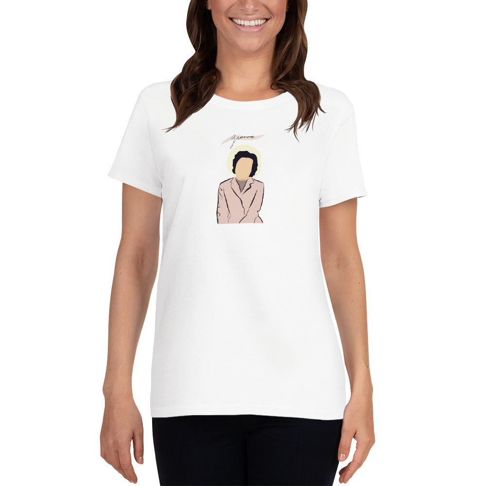 St. Gianna - by @RadiatingJesus - Women's short sleeve t-shirt