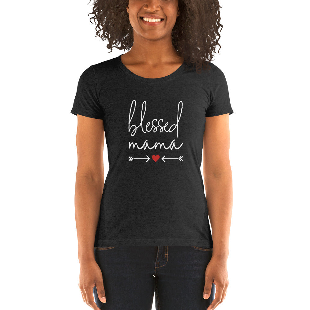 Blessed Mama - Ladies' short sleeve t-shirt