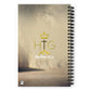 Advent Prayer Journal - Empty Manger - Spiral notebook