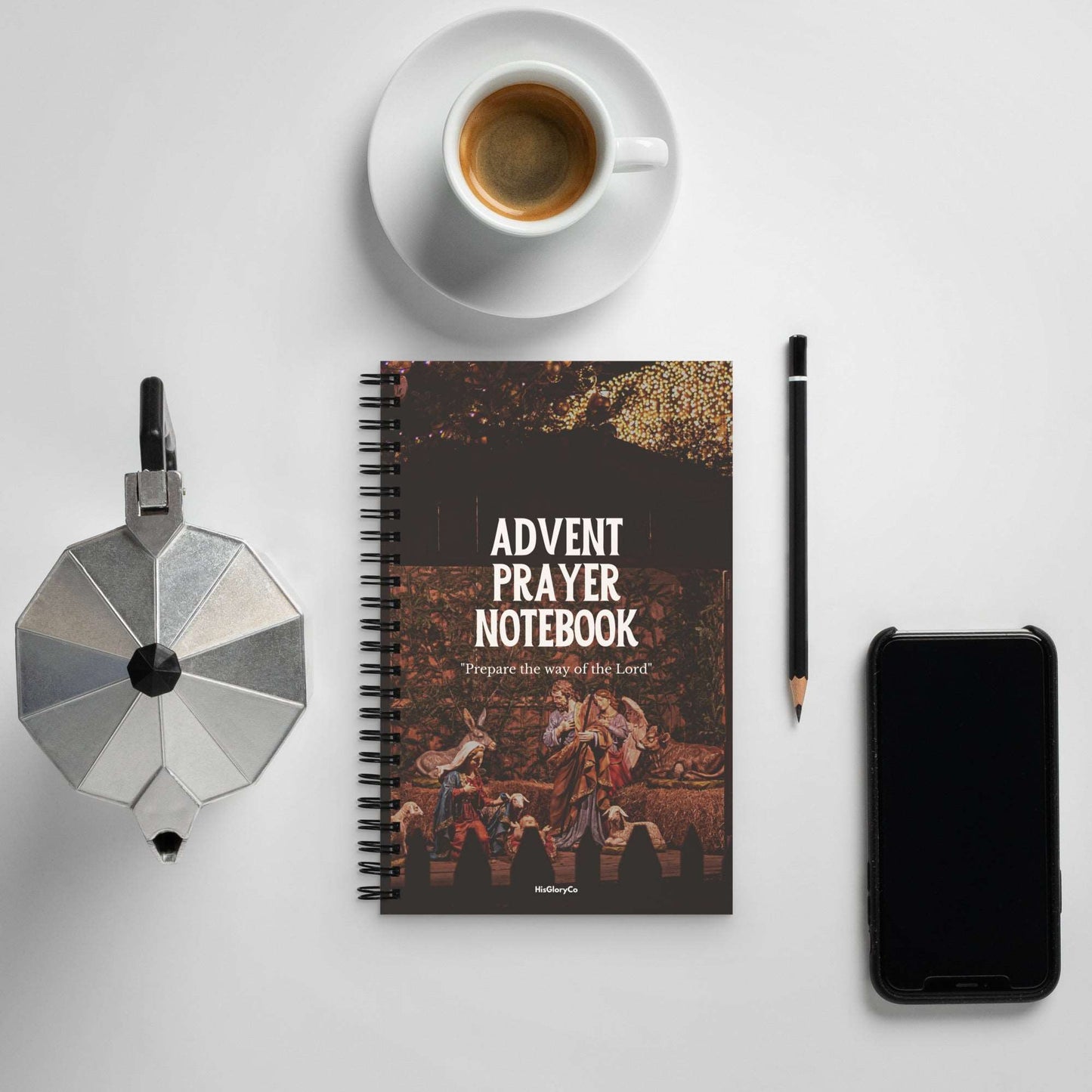 Advent Prayer Journal - Spiral notebook