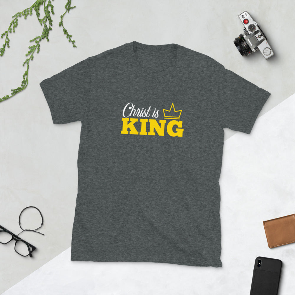 Christ is KING - AMB - Short-Sleeve Unisex T-Shirt