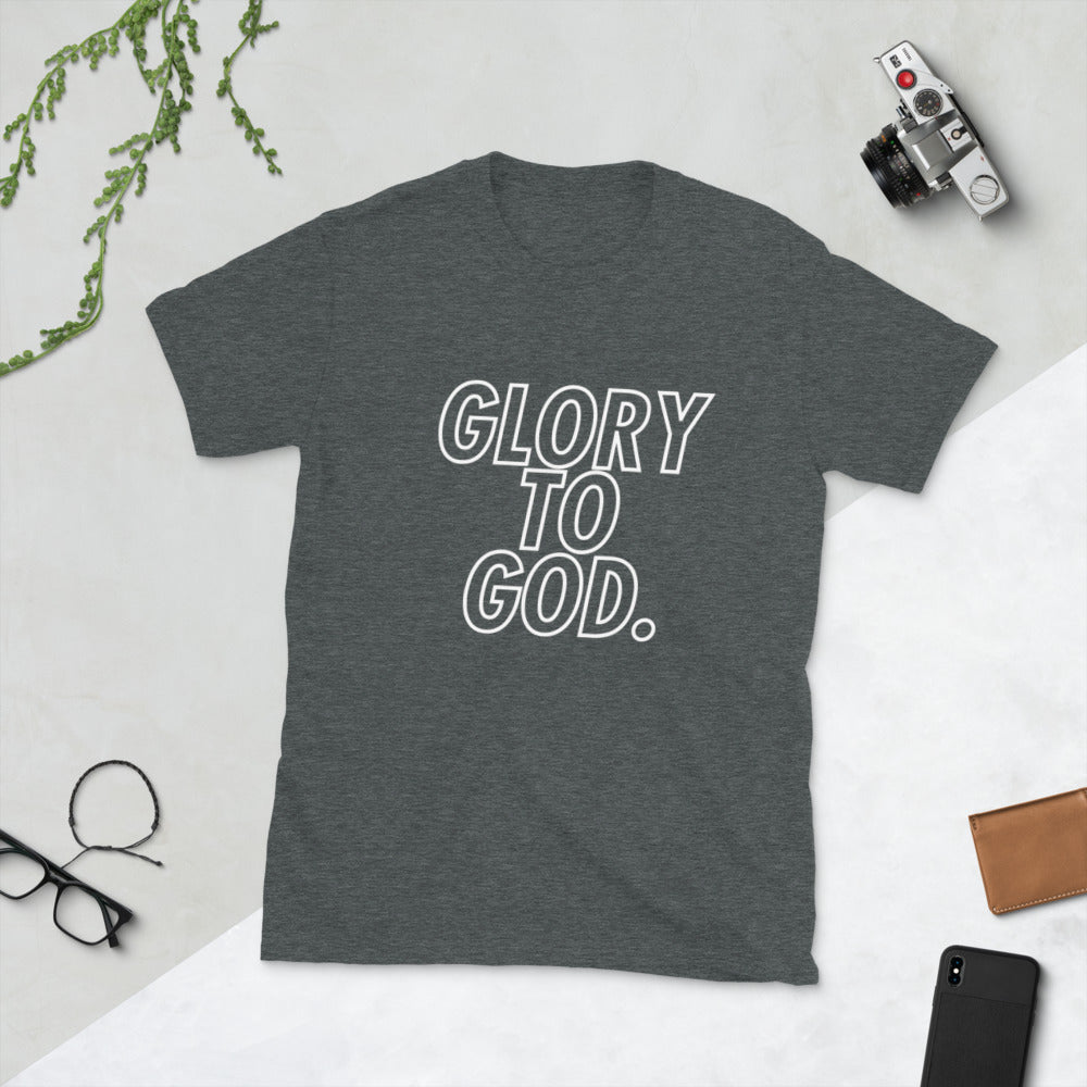 GLORY TO GOD - AMB - Short-Sleeve Unisex T-Shirt