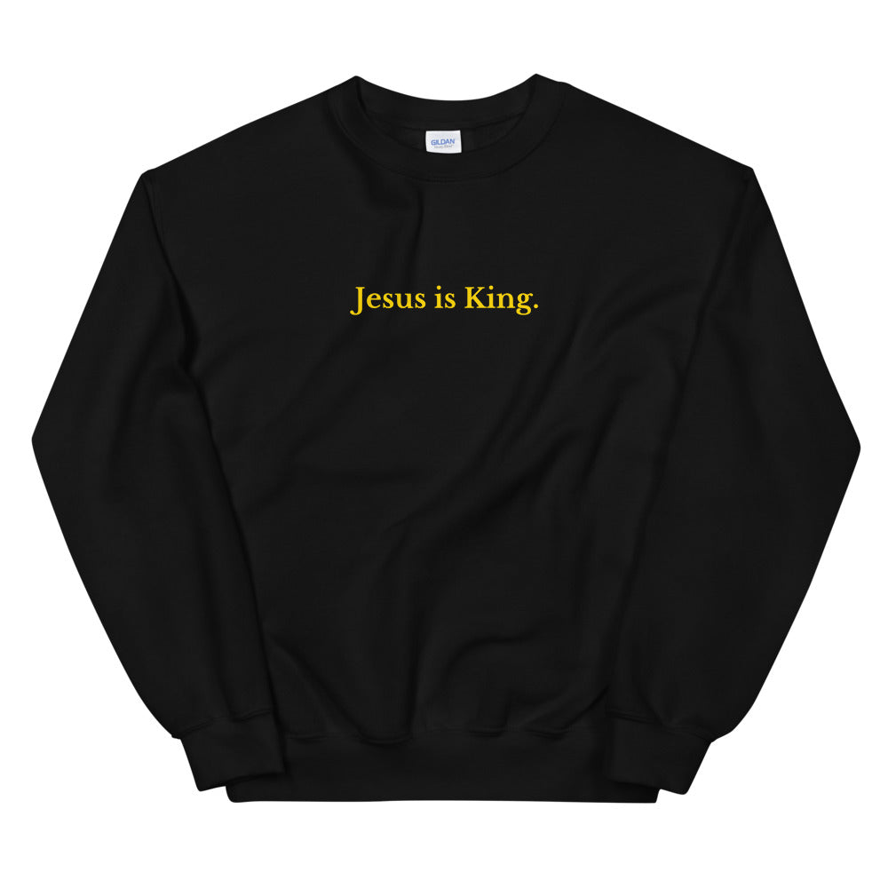 Jesus is King. - YLW - Unisex Sweatshirt