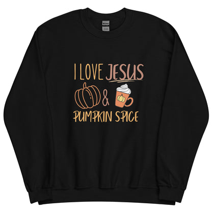 Jesus and Pumpkin Spice - Unisex Sweatshirt