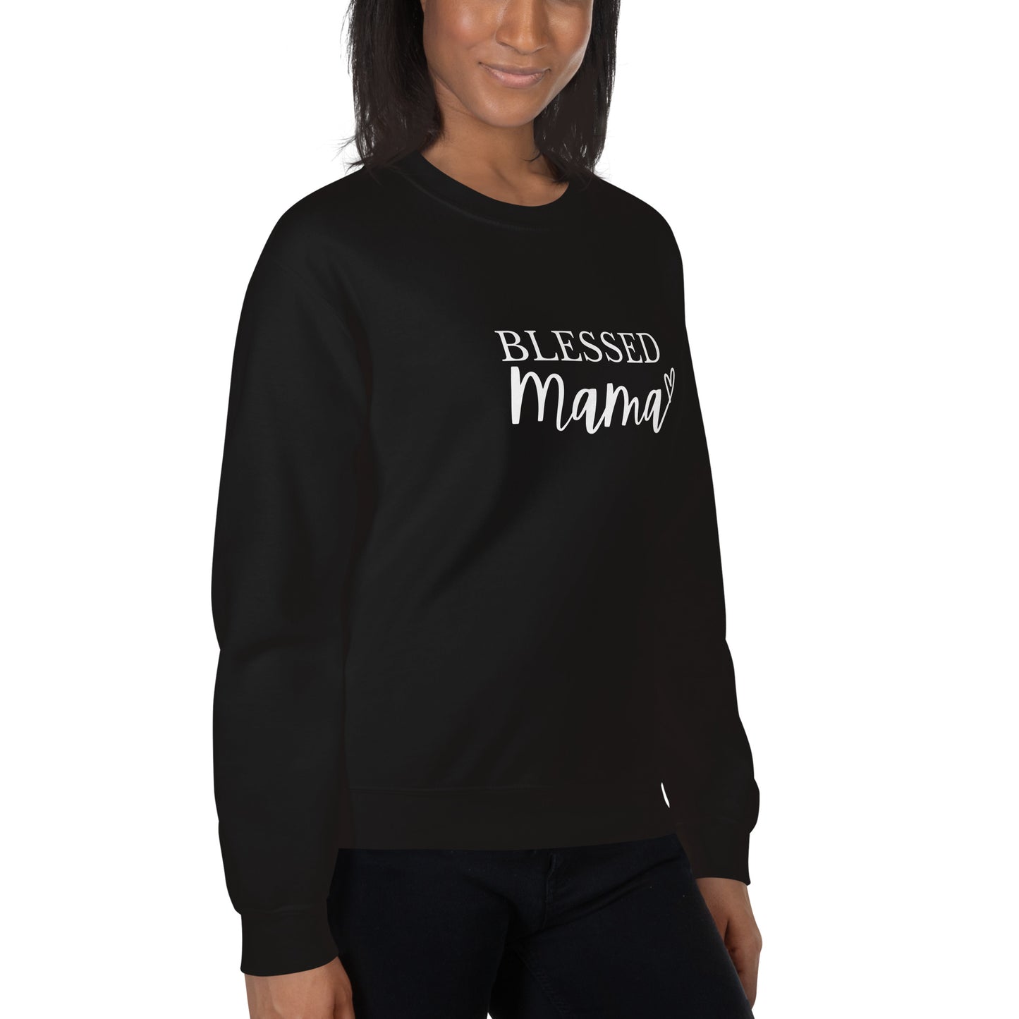 Blessed Mama 3.0 - WHT - Unisex Sweatshirt